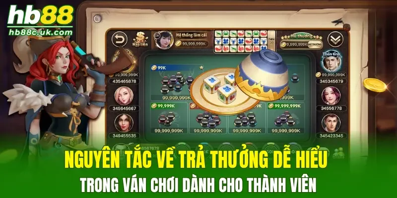 Nguyên tắc về trả thưởng dễ hiểu trong ván chơi